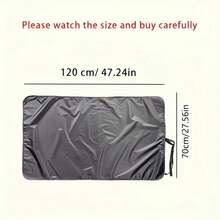 1pc 120*70cm Car Trunk Dustproof Storage Mat, Polyester Fiber Material Waterproof & Dustproof, Effective Protection For Trunk, Practical Cargo Protective Mat - 1pc Trunk Dust Mat - View 4