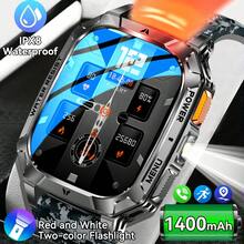 GUHUAVMI 1pc 2026 New Outdoor Sports Smart Watch For Men, 1400mAh Ultra-Large Battery Capacity, Dual-Color LED Flashlight, 2.01-Inch HD Full Touch Screen, Supports SOS Flashing Mode, Sound Alarm Mode, Bluetooth Calling, Voice Assistant, Reminder Function, IPX8 Waterproof, GPS Sports Tracking, 100+ Sports Modes, Health Monitoring Smart Watch Compatible With IPhone And Android - View 18