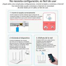 Bryxent Módem Router Inalámbrico 4g Lte Blanco Hotspot Mifi Liberado , Módem Router Inalámbrico Blanco Hotspot Mifi Liberado - Tipo de Enchufe A USA (110-127V) - Ver 4