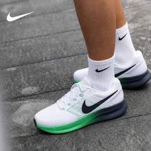 Nike Sepatu Olahraga Pria Run Swift 3 Terbaru: Sepatu Lari Kebugaran yang Empuk, Ringan, dan Bernapas - Putih/Hitam Hijau - View 3