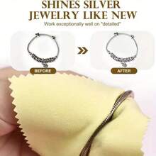 10/20pcs Jewelry Cleaning Cloth Pink Polishing Cloth Suitable For Sterling Silver, Gold, Platinum - Multicolor - View 7