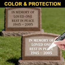 Stone Monument Pen Tombstone Pen Extra Large Capacity 3mm Inscription Repair Pen Metal Pen Paint Touch-Up Pen Waterproof Heat Resistant - Multiple Styles - View 7