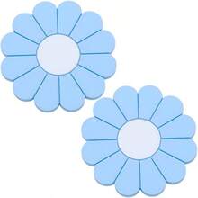 2PCS Daisy Pattern Car Cup Holder Mats, 2.75 Inch Universal Size, Silicone Non-Slip Wear-Resistant, Protect Original Car Cup Holder, Personalized Car Interior Decoration - Daisy Car Cup Holder Coaster - View 15