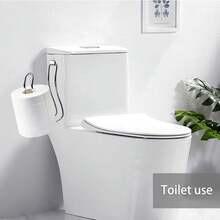 Iron Wall-Mounted Toilet Paper Holder, Toilet Paper Storage Rack, Space-Saving Bathroom Accessory, Practical Home Decor, Suitable For Bathroom And Home Bathroom - Multicolor - View 8