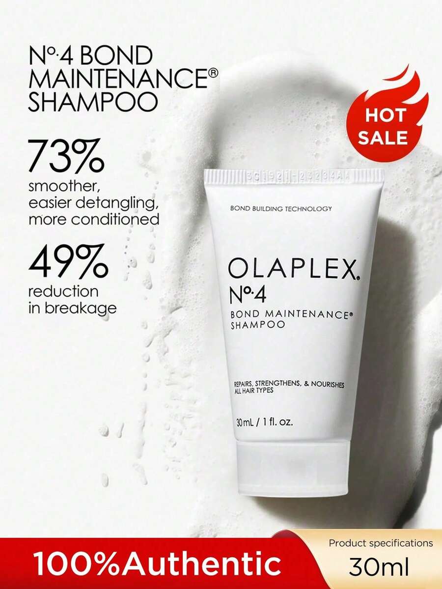 OLAPLEX No.4 Repairing Shampoo, Color- Hair Repair For Dyed And Permed Hair - Shampoo 30ml - View 1