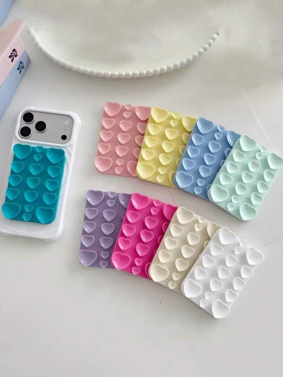 Octobuddy Silicone Suction Cup Phone Case Stand, Phone Suction Cup Handle, Adhesive Phone Stand, Stick-On Phone Holder - Multicolor - View 1