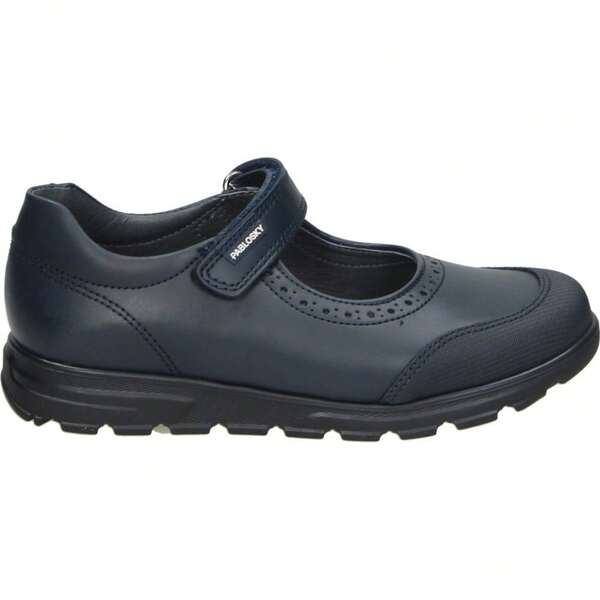 PABLOSKY | Pablosky Girls' Shoes – Blue School-Style Shoes With Adjustable Closure, Round Toe, Durable Sole, And Comfortable Design – Model 33412