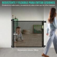 Baby Protection Gate - Black - View 8