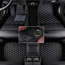 1套PU皮革汽車腳墊，適用於雪佛蘭 2006 2007-2013 車內配件，防水、防污、耐用，全覆蓋左側駕駛座防滑耐磨車內配件 - 彩色 - 查看 9