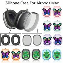 Silicone Protective Case Set Compatible With Airpods Max, Transparent Soft Silicone Protective Case, TPU Protective Cover, Latest Silicone Protective Case, Silicone Protective Cover, Waterproof, Dustproof, Fingerprint-Proof, Scratch-Resistant, Anti-Drop, 360° Full-Coverage Protection, Transparent Silicone Headphone Protective Shell, Silicone Headband Cover, Soft Silicone Material, More Comfortable, Durable And Easier To Clean, Multiple Colors Available, Great Gift - Multicolor - View 2