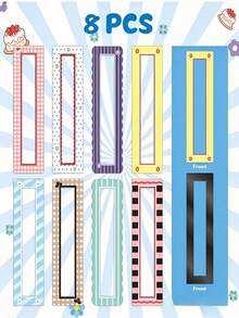 Waterproof Refrigerator Photo Clips, Colorful Retro Style, Vertical Photo Frame, Suitable For Refrigerator, Kitchen And Home Decor - Multicolor - View 13
