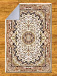 Digitally Printed Non-Slip Washable Runner And Area Rug Living Room Carpet, Modern Design | Modern, Scandinavian, Bohemian And Classic Styles | 100% Polyester - Red - View 1