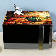 1pc Microwave Dust Cover, Home Oven Rack Dust Cover, Washable Dust Cover, Home Food Machine Dust Cover, Highly Attractive Kitchen Storage Cabinet Dust And Stain-Proof Cover - Full Coverage - View 8
