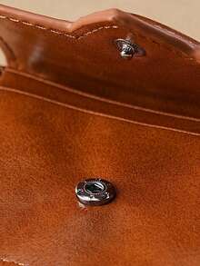Oil Wax Leather Coin Purse, High-End Heart-Shaped Wallet, Convenient Mini Small Bag, Student Multi-Slot Anti-Magnetic Card Holder - Multicolor - View 6