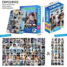 96pcs COR TIS Peripheral Set 96PCS LOMO Cards + Stickers High Definition Non-Repeating Celebrity Photo Cards Fan Collection Gift These Brightly Colored And Durable Cards Are An Excellent Gift For Fans And Friends. This Is A Gift That Is Hard To Resist - Multicolor - View 13