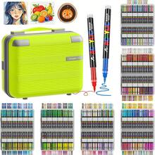 Guangna 488/408/288 Colors Acrylic Paint Markers With Direct-Liquid Ink Control System, Professional-Grade Paint Pen For Rock Painting, Canvas, Glass, Plastic, Fabric & Creative Crafts - Sets - View 12