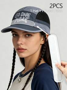 1pc Fashion Minimalist Letter Baseball Cap, Breathable Unisex Sun Hat, Suitable For Casual Wear, Ideal Gift For Spring/Summer - Letter Printing - View 7