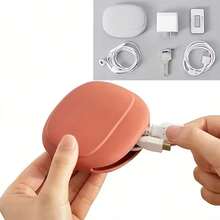Silicone Soft Shell Earphone Storage Bag, Earbud Storage Pouch, Travel Essential, Travel Accessory, Charger Storage Bag, Office Essential, Data Cable Storage Bag, Electronic Cable Organizer, Lightweight, Large Capacity, Portable Accessory,Travel Essential - View 4