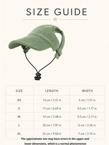 Adjustable Breathable Pet Hat, Pet Baseball Cap With Ear Holes, Dog Baseball Cap, Multi-Color Sun Hat Designed For Pets - Multicolor - View 8