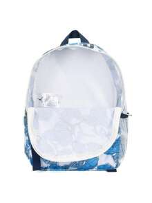 Jordan Unisex Lightweight Outdoor Backpack, 2026 Summer New Graffiti Print School Bag JD2523016TD-005 - Midnight Navy/Sail - View 4