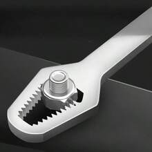 1pc Multifunctional Universal Torx Wrench 9‑17mm, Adjustable Self‑Tightening Double End Wrench, Metric & SAE Size, For Car Repair Household Maintenance - A - View 4