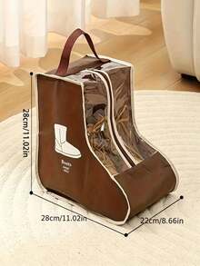 Dustproof Large Capacity Portable Handheld Storage Bag, Suitable For Tall Boots And Ankle Boots, Ideal For Home Closet Or Travel Essentials - Multicolor - View 15