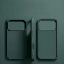 VRNOEI 升级版手机壳，适用于 17 Pro Max，兼容 16、11、12、13、14、15 Pro Max Plus、17 Air 系列，防摔后盖配件 - 墨綠色 - 查看 35