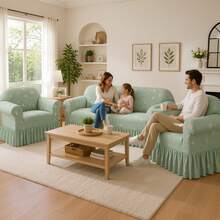 Sofa Slipcovers - Mint Green - View 10