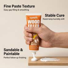 Wood Filler, Can Fill Gaps, Sandable And Paintable, Weather-Resistant, Suitable For Various Types Of Wood, Glue Repair - Wood Filler - View 10