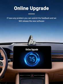 XUDA New CarPlay AI Box Mini Superbox Berkabel ke Nirkabel, Fungsi CarPlay dan Android Nirkabel 2-in-1, Mendukung WiFi 5 2.4-5.0 GHz, Kompatibel dengan 99% Mobil dengan CarPlay dan Android Berkabel - A - View 7