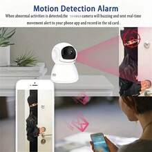 2.4G/5G 雙頻 WiFi 1080p HD 攝影機，支援自動追蹤、夜視與雙向語音，非常適合室內監控小孩與長輩！ - 白色 - 查看 7