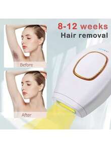 Ipl Painless Permanent Laser Pulsed Light Epilator - White - View 5