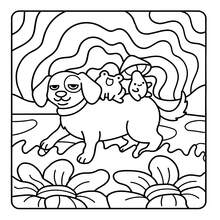 GDTME 1 Libro de Aventuras de Animales Fantásticos para Colorear para Adultos, Incluye Historias de Aventuras Lindas e Interesantes, Colorear Relajante, 24 Páginas Gruesas, Ideal como Útiles Escolares, Suministros de Oficina, Regalos del Día de San Valentín y Pascua - Multicolor - Ver 5