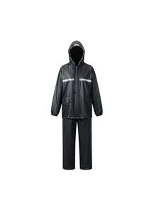 Raincoat And Rain Pants Set Full Body Rain Protection For Electric Motorcycle Riding Delivery Outdoor Hiking Commuting - Raincoat With Hood - View 13