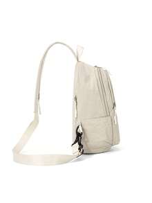 Simple Casual Chest Bag, Brand Sports Single Shoulder Crossbody Small Backpack, Versatile Large Capacity Men's Bag - Beige - View 6