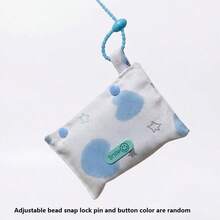 1pc Cute Pet Poop Bag Dispenser Storage Bag, Outdoor Dog Waste Bag Dispenser, Portable Dog Walking Accessory (Adjustable Buckle And Button Color Random) - Multicolor - View 11