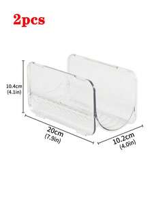 2/1pc Stackable Clear Hair Tool Organizer Hair Straightener Holder For Vanity Countertop Portable Curler Storage Rack Styling Wand Stand Bathroom Organization Accessories Space Saving Curling Iron Holder Stackable Hair Styling Tool Organizer - Multicolor - View 14