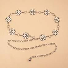 1pc Minimalist Casual Pants Chain Decoration, Suitable For Women In Summer, Autumn, Halloween And Other Occasions. - Gold - View 6