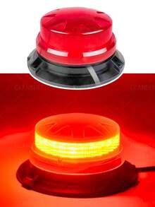 GLANBERT 1pc Truck LED Mini Top Light 12-24V Universal Cigarette Lighter Plug Powered Patrol Light Work Light Suitable For Forklifts And Trailers - Magnetic Flashing Warning Light - View 11