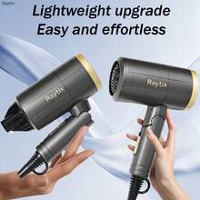 Raytix Pengering Rambut Lipat Portabel Model Baru, Pengering Rambut Cepat untuk Penggunaan di Rumah/Salon, Cocok untuk Penggunaan di Rumah/Salon/Perjalanan - Grey - View 2
