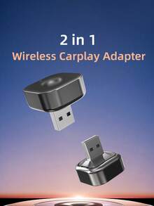 Wireless Carplay Adapter For Android Apple Auto 2 Inl Wired To Wireless AI Box USB Connection For Volvo Benz MgKia Chery VW - A - View 1