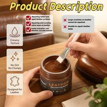Leather Color Repair Agent, Leather Fading Repair Paste, Multiple Colors Available, Suitable For Leather Repair And Maintenance Of Sofas, Shoes And Furniture - 30g - Multicolor - View 4
