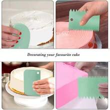 1set 11 Inch Cake Turntable (28CM) With 68 Pcs Decorating Kit, Cake Decorating Set - View 4