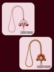 SKULLPANDA "You Found Me" Series Premium Phone Wrist Strap Fashion Design, Skullpanda Toy Blind Box Collection, Daily Carry Anti-Drop Hand Strap, Anti-Loss Accessory Pendant, Suitable For Most Phones, Birthday, Anniversary, Christmas Gift - Multicolor - View 8