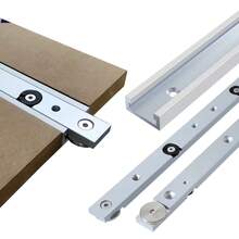 Aluminum Alloy Oblique Cutting Rod, T-Shaped Track Groove Slider, Table Saw Oblique Cutting Gauge Rod, Woodworking Tool, Suitable For DIY Table Saw, Easy To Install T-Shaped Track Design - T-shaped Slider - View 8
