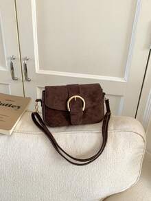 Tas selempang retro yang stylish ini dapat dengan mudah memuat barang-barang penting sehari-hari dan cocok untuk berbagai gaya dan kesempatan. - MultiWarna - View 3