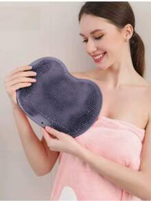 Silicone Foot Scrubbing Mat, Multi-Functional Shower Foot Cleaning Pad And Back Brush, Soft Massage Bath Mat With Suction Cups, Deep Cleaning Exfoliating Brush, Suitable For Foot And Body Care, Bathroom Essential, Travel Must-Have, Back To School Gift - Multicolor - View 9