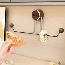 1pc Bathroom Suction Cup Storage Rack For Hair Ties, Hair Accessories, Hair Clips, Headbands, Hair Ropes, Jewelry Storage Organizer - Multicolor - View 5