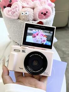5K UHD Vlogging Camera[2 Rechargeable Batteries + 32GB Memory Card] 72MP Auto Focus Digital Camera With 3-Inch Flip Screen, WiFi, 18x Zoom, 1150mAh Battery, Perfect For Bloggers And Content Creators, Ideal For Travel And Social Media, Easter And Birthday Gift - View 6