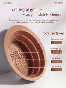 34 Pcs All In One Makeup Collection, 30 Pcs Stylish Milk Tea Champagne Flat Base Makeup Brushes, 4 Pcs Assorted Makeup Supplies, Abundant Brush Types Meet Professional Makeup Demands For Beauty Enthusiasts Daily Practice. - Multicolor - View 11